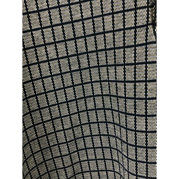 Crossings Mens Size XL Black & Brown Plaid Short Sleeve Polo Shirt - Picture 5 of 11